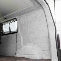 B4F Original Carpet-Filz Silbergrau-gemasert gefaltet...