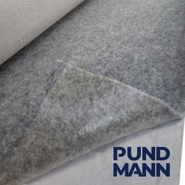 B4F Selbstklebender Filzbelag in Neutralgrau – Rolle 4,5 m²