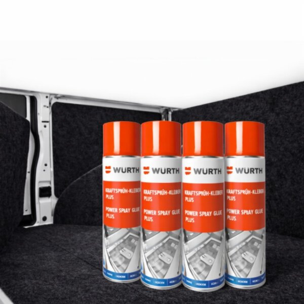 B4F Original Carpet-Filz Anthrazit gerollt 6 m² / 3mb mit Kleber