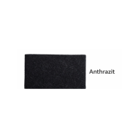 B4F Original Carpet-Filz Anthrazit gerollt 6 m² / 3mb mit Kleber