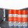 B4F Original Carpet-Filz Steingrau-gemasert gerollt 6m² / 3mb mit Kleber